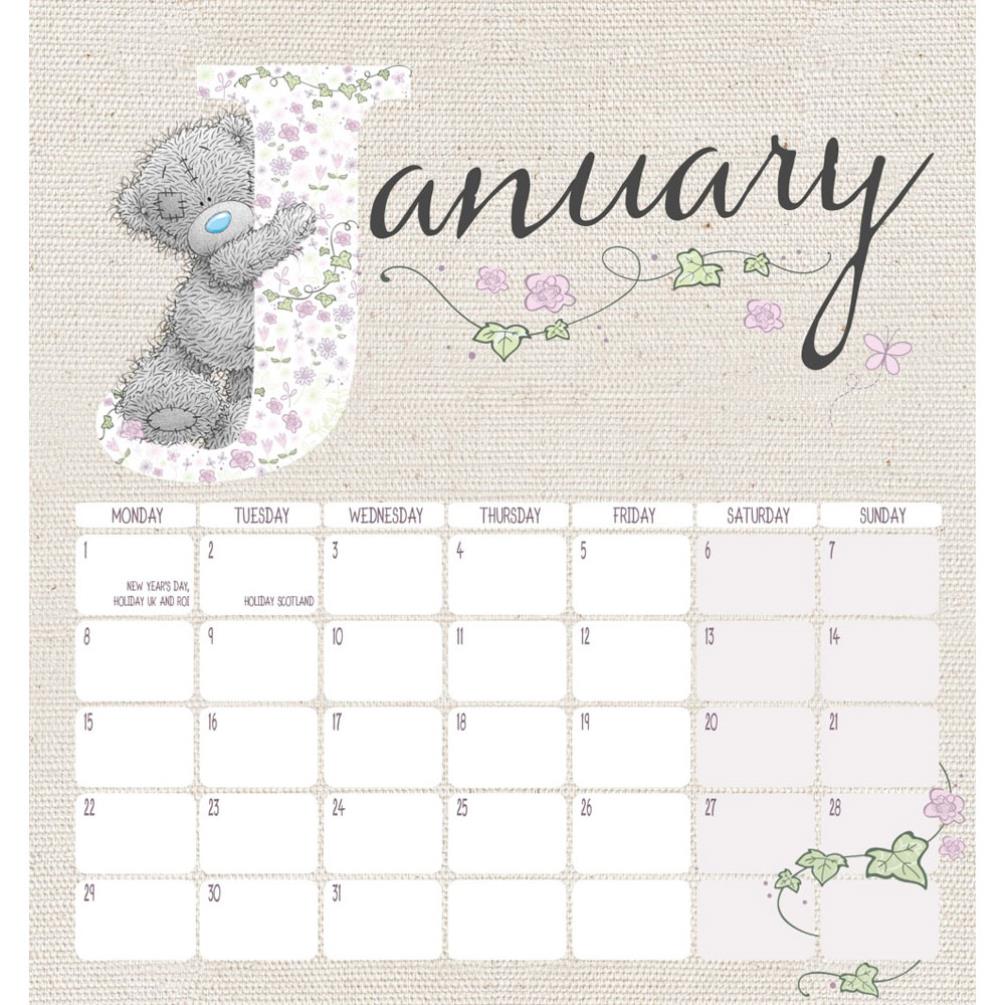 2018 Me to You Spiral Bound Classic Desk Calendar Extra Image 2